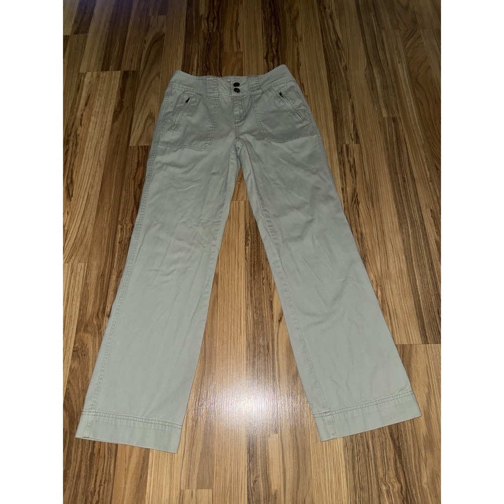 Y2K Vintage Faded Glory Women's Sz 4 Khaki Green Skater Cyber Fairy Grunge